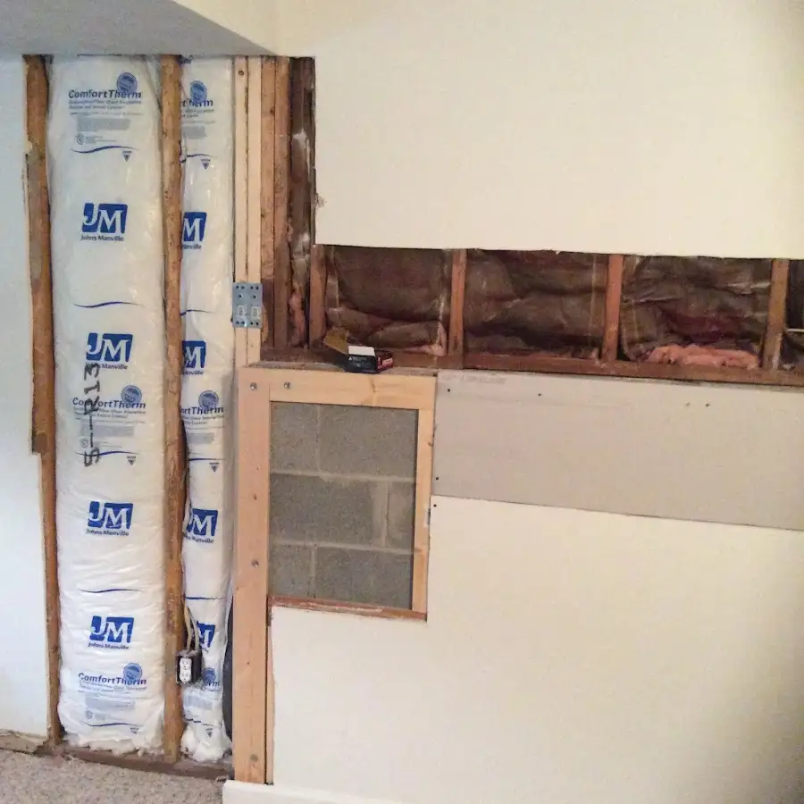 Wall insulation replacement during Contents Cleaning & Restoration in LaFayette